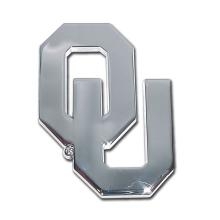 Elektroplate Oklahoma Sooners Chrome Auto Emblem