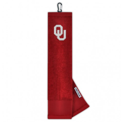 University of Oklahoma Face/Club Embroidered Towel