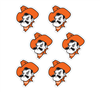 Oklahoma State Pistol Pete Face Vinyl Decal