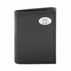 Oklahoma Sooners Tri-Fold Black Pebble Wallet w/Case