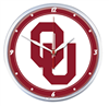 Oklahoma Sooner Round Clock