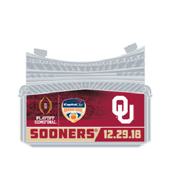 Oklahoma Sooner Orange Bowl Collectible Pin