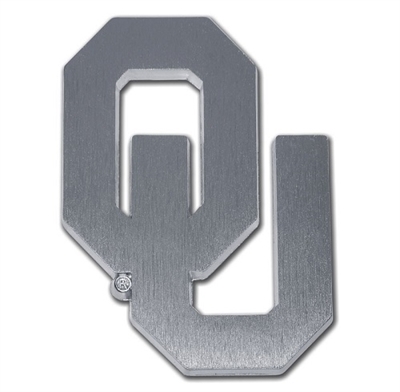 Elektroplate Oklahoma Sooners Chrome Auto Emblem