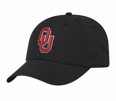 Oklahoma Sooners Crew Cap Black by Top of the World