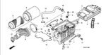 #23  BAND, AIR CLEANER CONNECTING (116)  90651-HP1-600