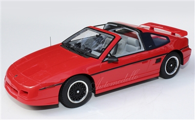 1988 Pontiac Fiero GT Bright Red 1:24