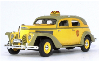 1940-1941 Checker Model A 1:43 Yellow represents New York City livery