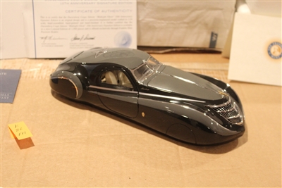 1939 Duesenberg Coupe Simone "Midnight Ghost" Black Grey 1:24 Franklin Mint
Limited Edition 734 of 1500