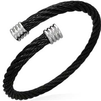 Black Cable Bracelet