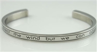 We Cannot Direct the Wind But We Can Adjust The Sails Bracelet