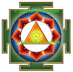 11-065 Ganesh Yantra - 11" x 14" Ready to Frame (RTF) Photograph