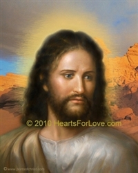 11-007 Jesus In Desert - 11" x 14" Ready to Frame (RTF) Photograph