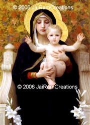 8-017 Mother Mary With Baby Jesus - 8" x 10" Ready to Frame Photograph