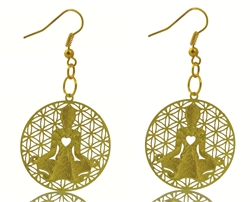 Yoga 18K Gold Plated Earrings