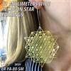 ER-YA-80-SM 72mm Hexagon Star Earrings