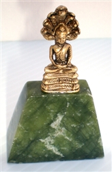 Shiva (seated)- 2.75" tall - 24KT Gold-Plated Figurine (GF-12)