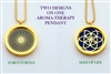 Torus Vortex/ Seed of Life Aroma Therapy Double Sided Pendant