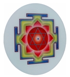 High quality, 3D print 5.75" circular Lakshmi Yantra lenticular