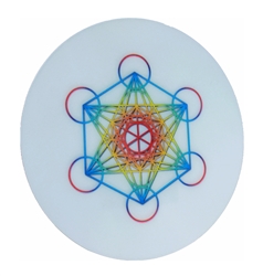 High quality, 3D print 5.75" circular Metatron lenticular