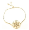 MetB-G Adjustable Gold Plated Adjustable Metatron Bracelet