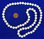 Astrological white coral necklace