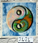Yin Yang - 24" x 24" Original Oil Painting