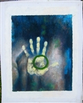 Zen Hand - 12" x 16" Original Oil Painting