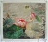 Lotus Flower Original Oil Painting 20" x 24" Original Oil Painting