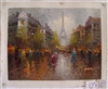 Eiffel Tower Original Oil Painting 12" x 16"