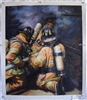 Firefighters Original Oil Painting 28" x 33"