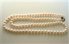 HIGH QUALITY 9MM WHITE PEARL NECKLACE