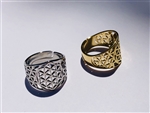 Adjustable Flower of Life Ring