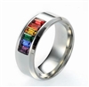 RSR-01  Rainbow Ring in Stainless Steel