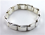 silver spring link bracelet