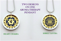 Heart Chakra/ Shree Yantra Aroma Therapy Pendant