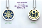 Metatron/ Scarab Aroma Therapy Pendant