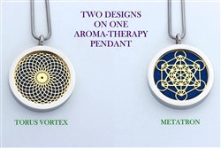 Torus Vortex/ Metatron Aroma Therapy Pendant