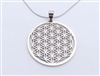 SP-12-FOL Large Stainless Steel Flower of Life Pendant