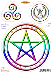 T-015 Pentagram Wicca