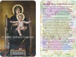 WA-002 Mother Mary with Baby Jesus - Wallet Altar