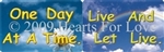 WA-204 Live and Let Live - One Day at a Time - Wallet Altar