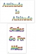 WA-235 Attitude Is Altitude - Smiles Go For Miles - Wallet Altar