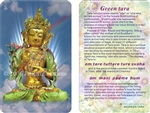 WA-066 Green Tara - Wallet Altar