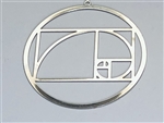 2" inches silver plated Golden Ratio Grid.