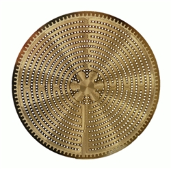 18k 6in Gold plated Labyrinth Healing Grid