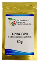 Alpha GPC 50g Powder (Choline alfoscerate) 99%