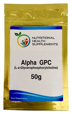 Alpha GPC 50g Powder (Choline alfoscerate) 99%