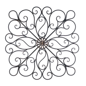 Curling Waves Scrollwork Wall Decor