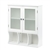 Vogue White Wood Over-Toilet Bathroom Cabinet