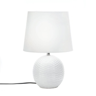 White Fairfax Ceramic Table Lamp